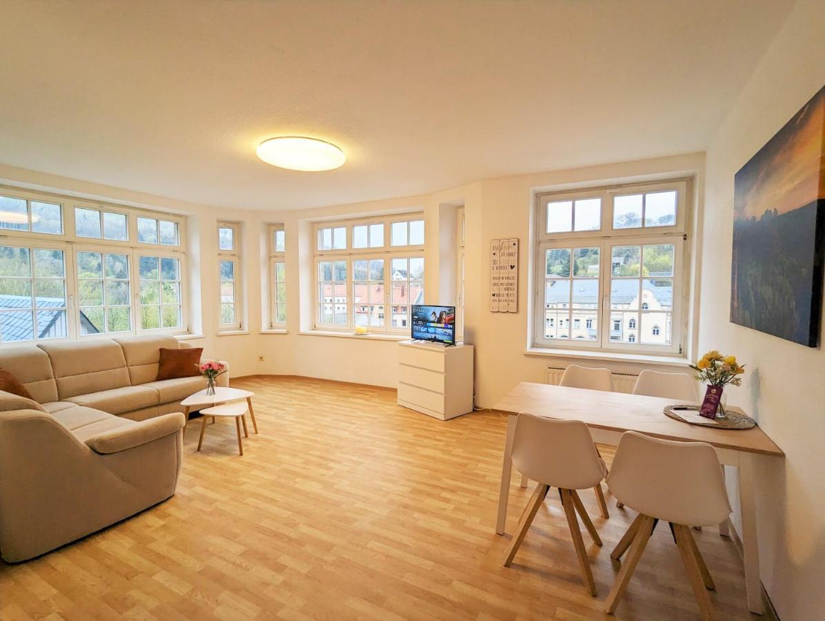 Lichtdurchflutete Helle Wohnung Mit Garten Sauna & Pool - Hw3 Sebnitz Ngoại thất bức ảnh